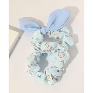 Cartoon Rabbit Bow Scrunchies